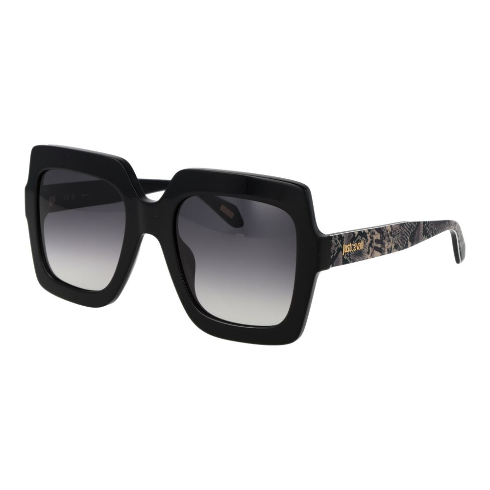 Just Cavalli Sonnenbrille aus schwarzem Celluloseacetat