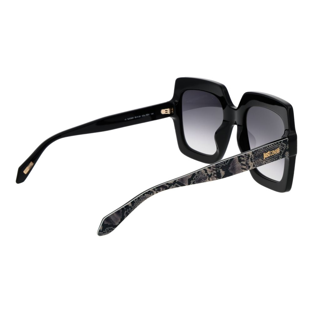Just Cavalli Sonnenbrille aus schwarzem Celluloseacetat