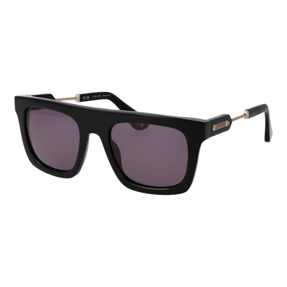Police Sonnenbrille aus schwarzem Celluloseacetat
