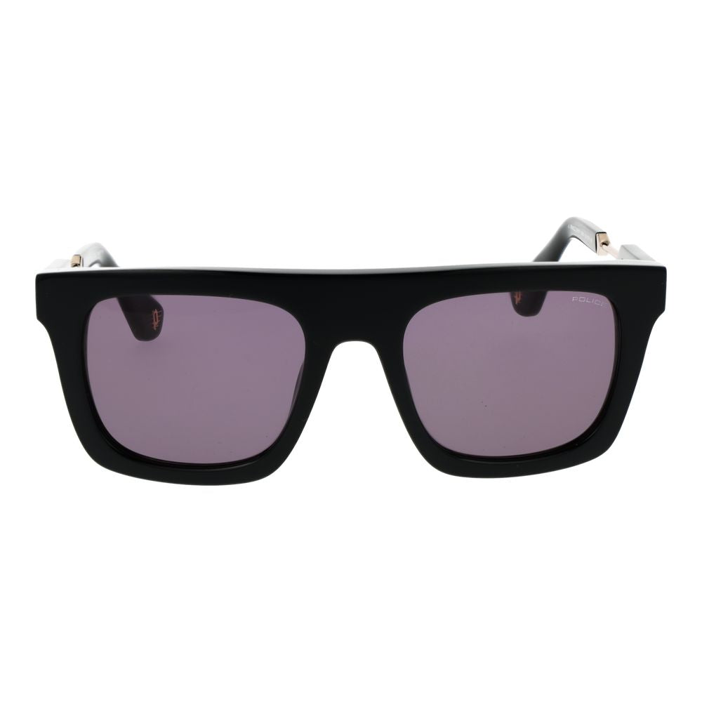 Police Sonnenbrille aus schwarzem Celluloseacetat