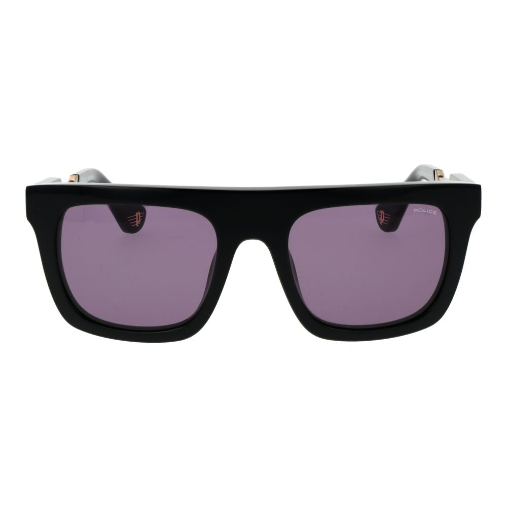 Police Sonnenbrille aus schwarzem Celluloseacetat