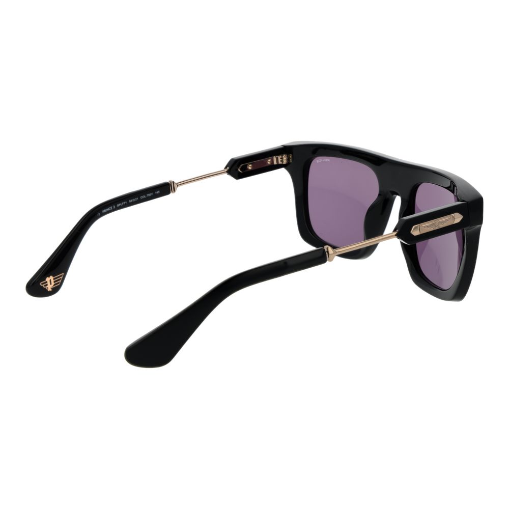 Police Sonnenbrille aus schwarzem Celluloseacetat