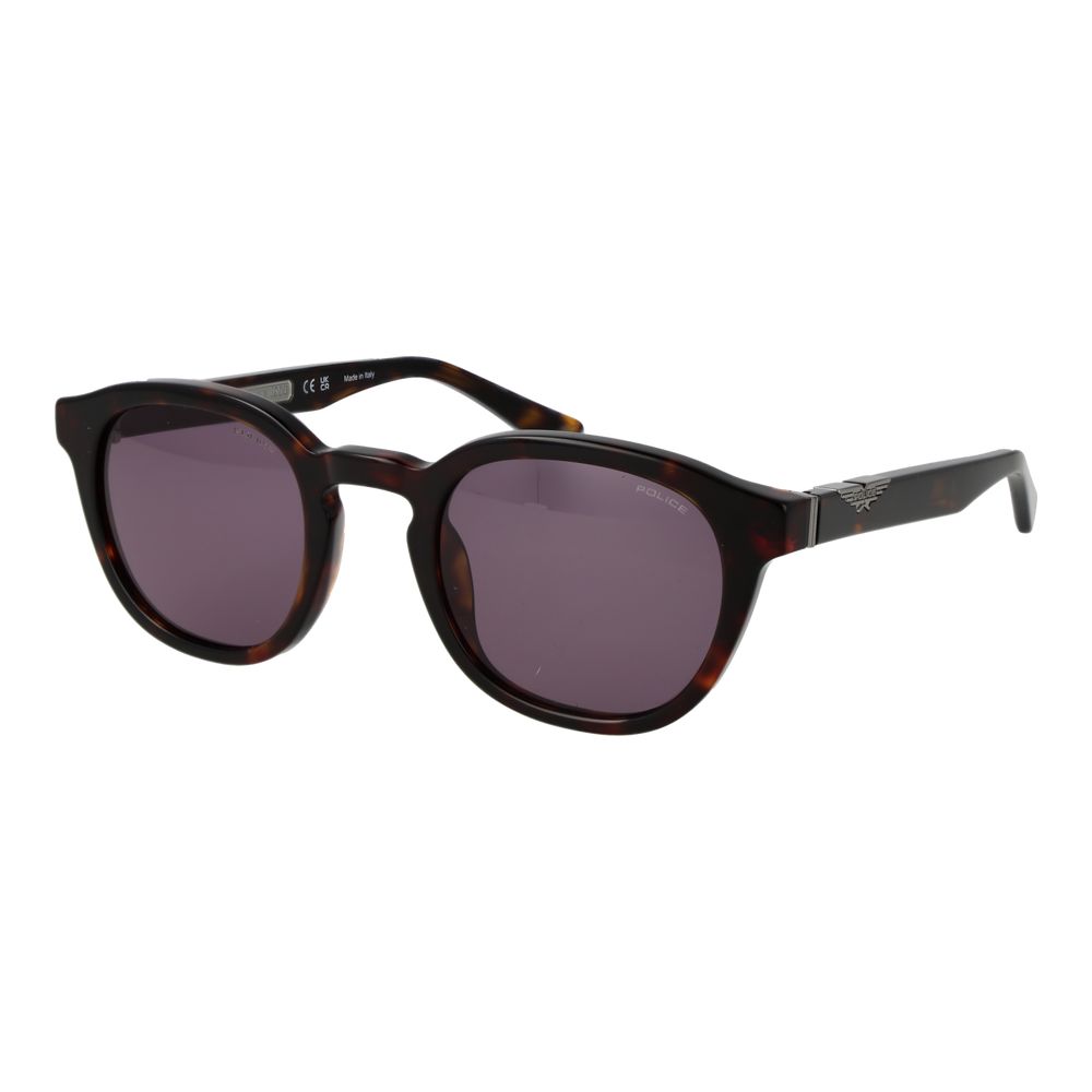 Police Sonnenbrille aus braunem Celluloseacetat
