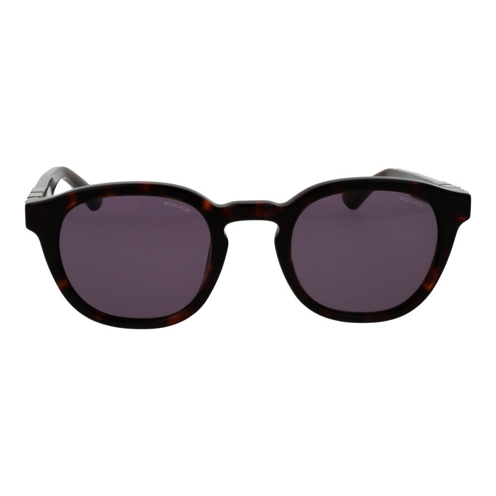 Police Sonnenbrille aus braunem Celluloseacetat