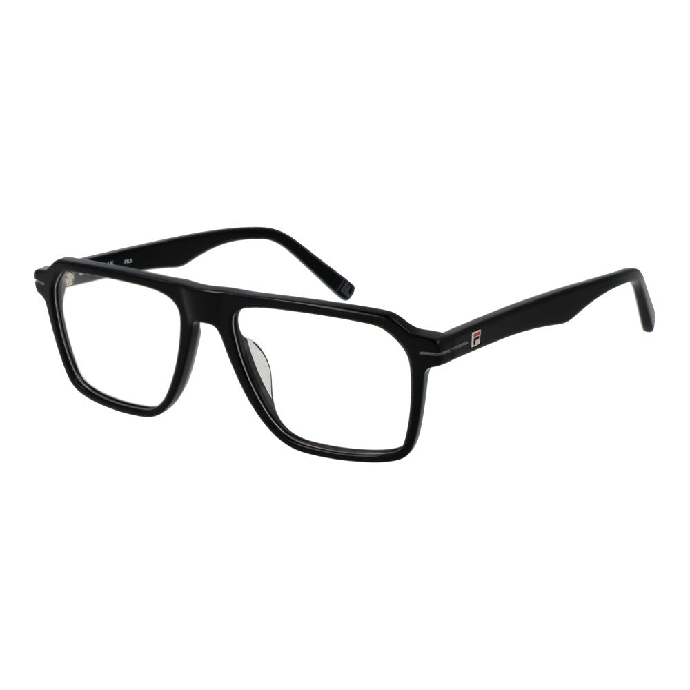 Fila Brille mit schwarzen Cellulose-Acetat-Gestellen