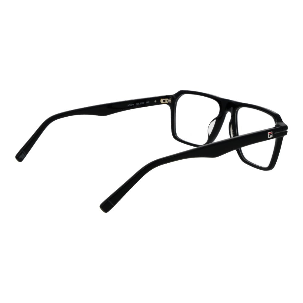 Fila Brille mit schwarzen Cellulose-Acetat-Gestellen