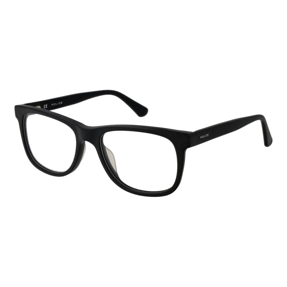 Police Brille mit schwarzen Cellulose-Acetat-Gestellen