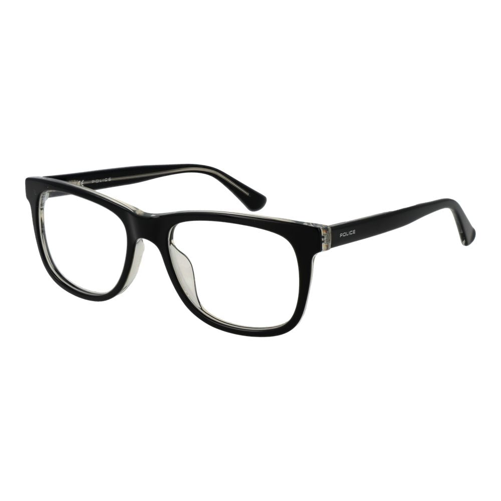 Police Brille mit schwarzen Cellulose-Acetat-Gestellen