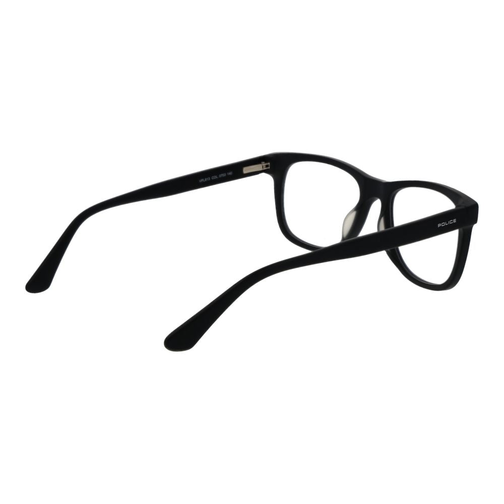Police Brille mit schwarzen Cellulose-Acetat-Gestellen