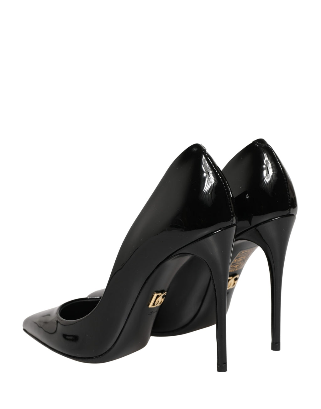 Dolce & Gabbana Schwarz Kalbsleder Stiletto Heels Pumps Schuhe