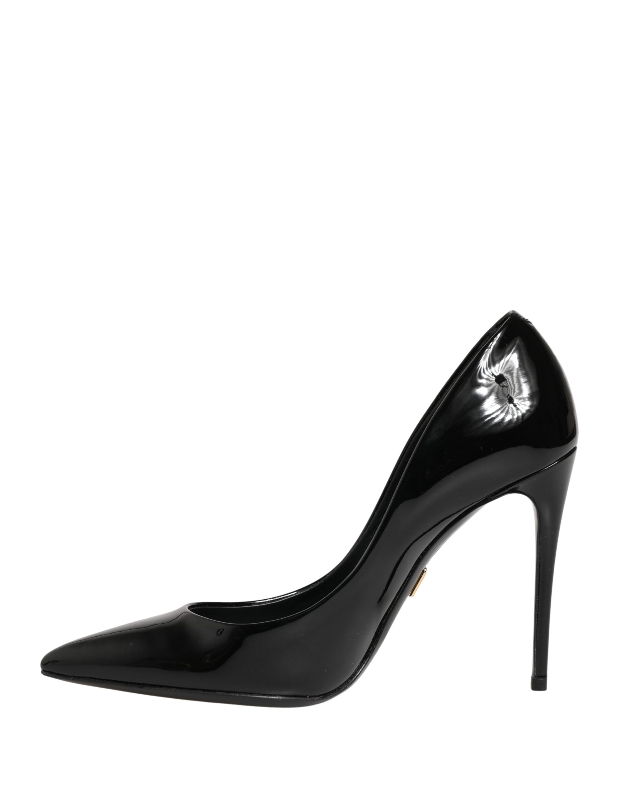 Dolce & Gabbana Schwarz Kalbsleder Stiletto Heels Pumps Schuhe
