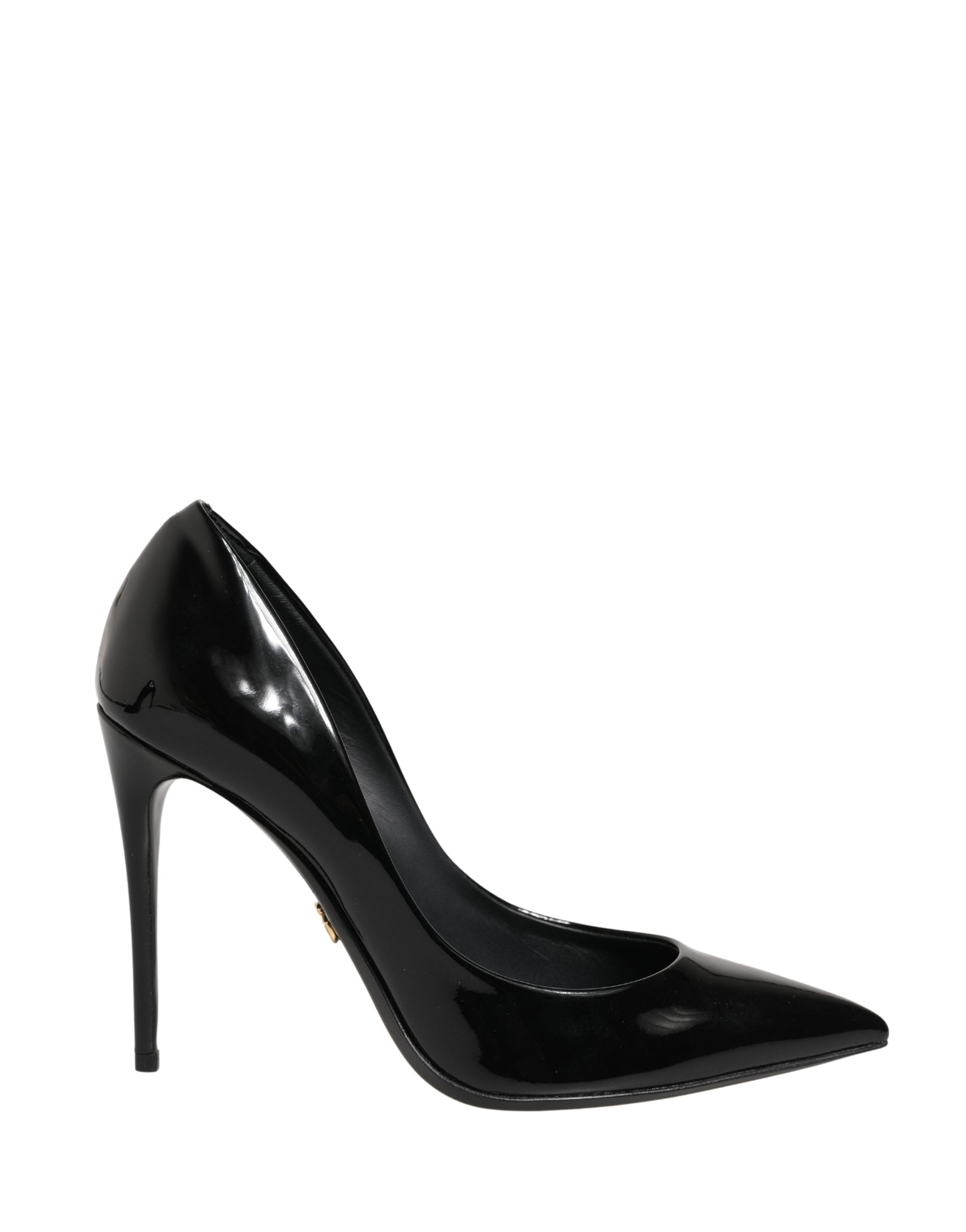 Dolce & Gabbana Schwarz Kalbsleder Stiletto Heels Pumps Schuhe