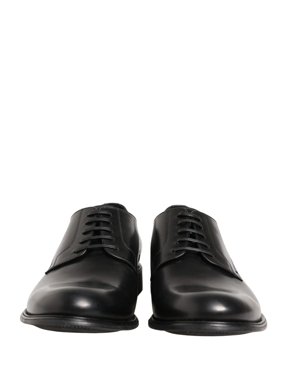 Dolce & Gabbana Schwarze Derby-Schuhe aus Kalbsleder für Herren