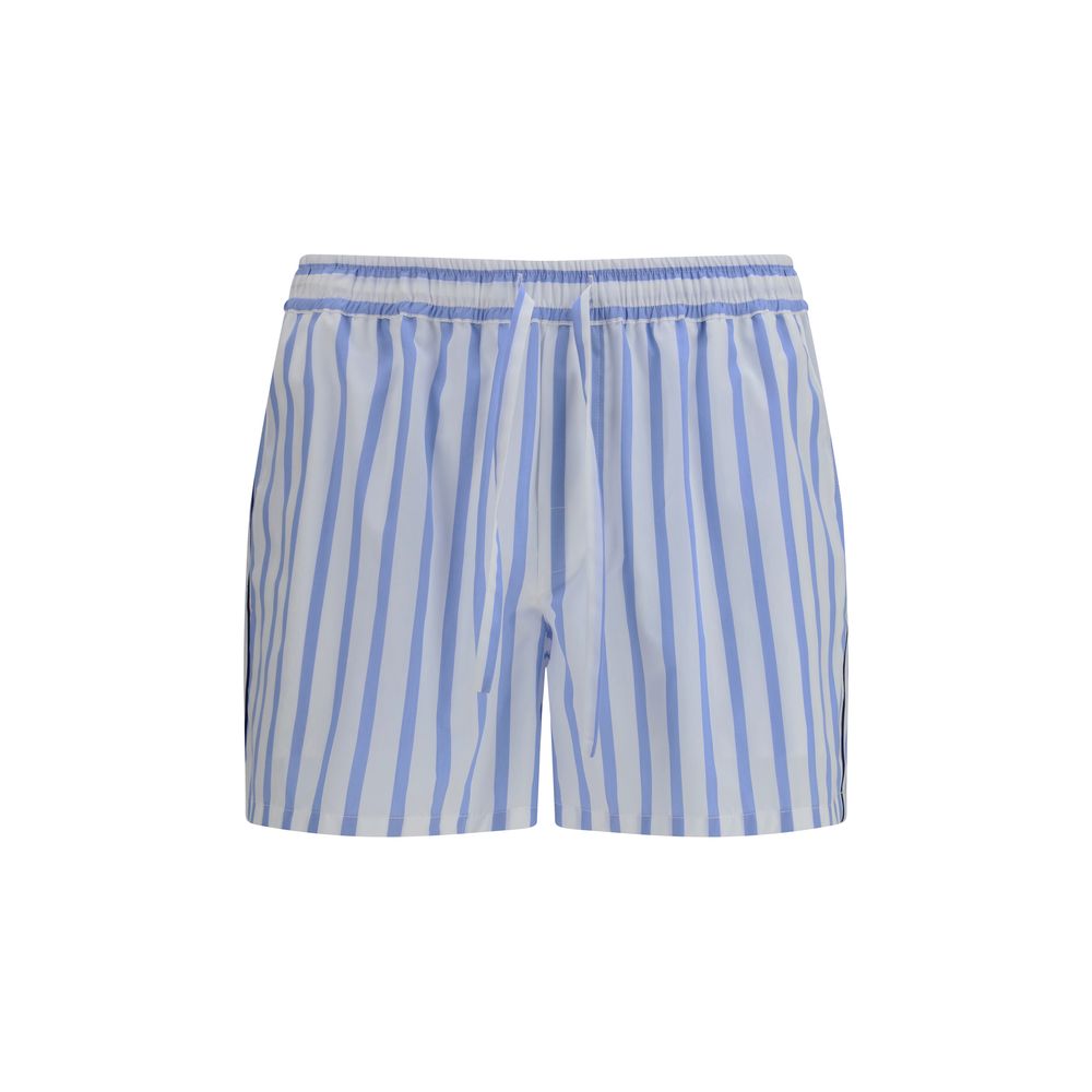 Dolce & Gabbana Blaue Baumwoll-Bermudashorts