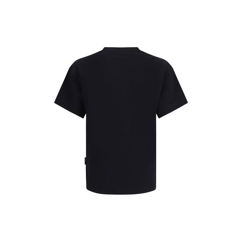 Palm Angels Schwarzes Baumwoll-T-Shirt