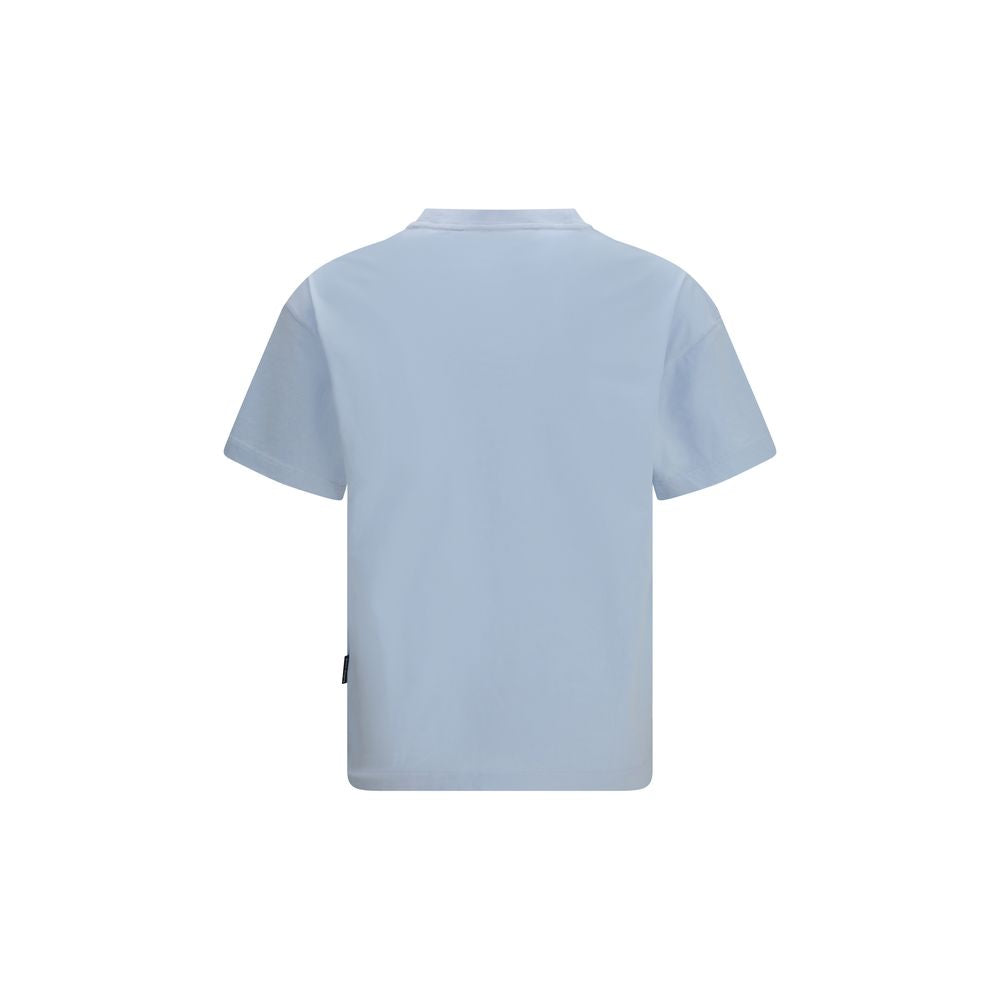 Palm Angels Blaues Baumwoll-T-Shirt