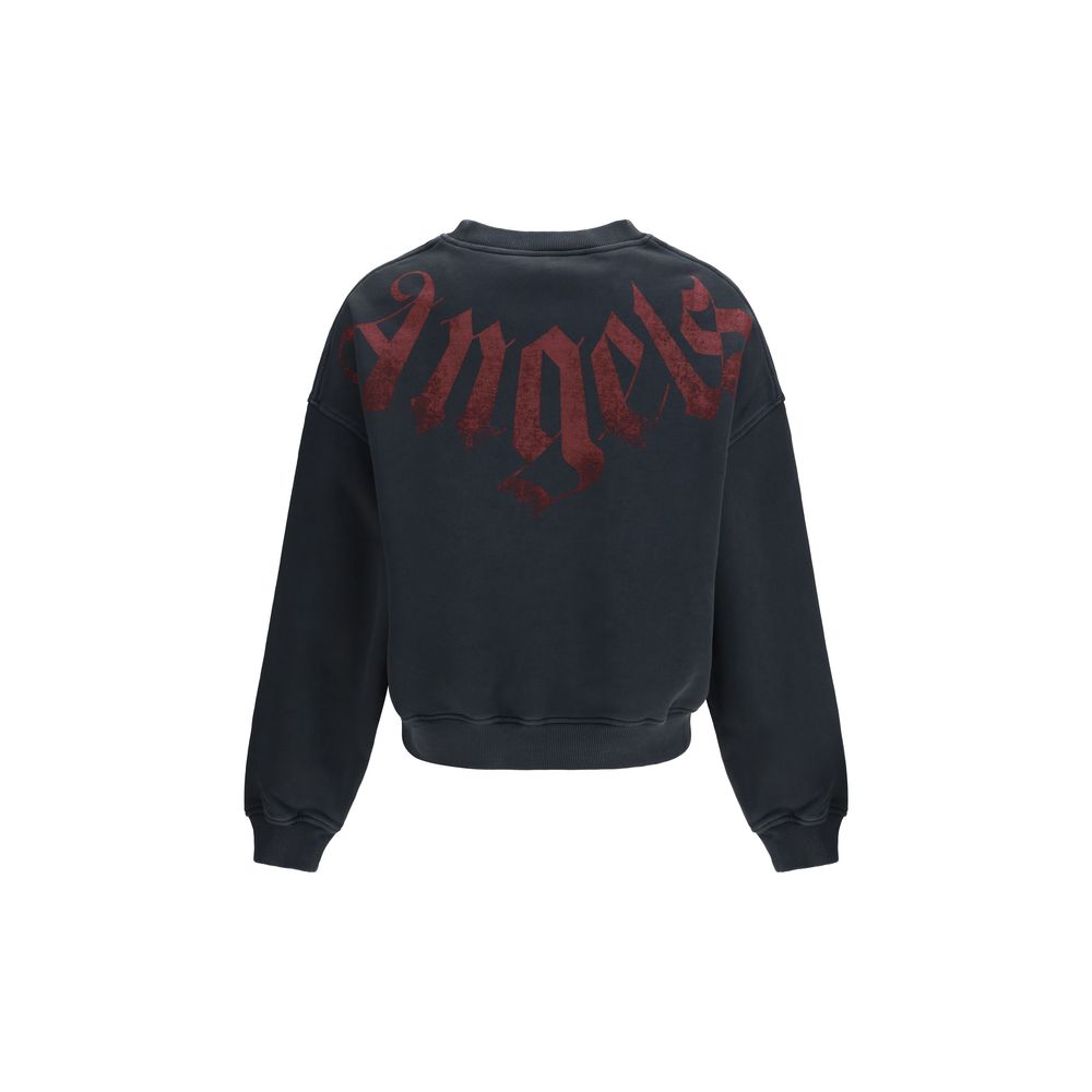 Palm Angels Schwarzer Baumwoll-Sweatshirt