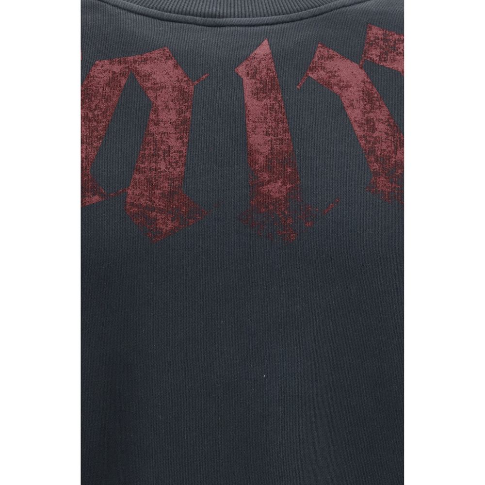 Palm Angels Schwarzer Baumwoll-Sweatshirt