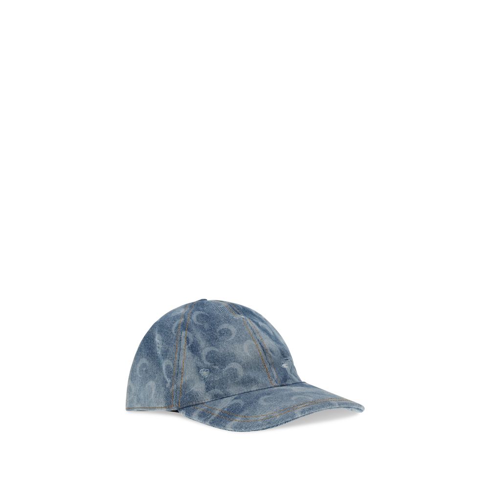 Marine Serre Blaue Baumwollkappe (Baseball Cap)