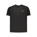 Calvin Klein Schwarzes Baumwoll-T-Shirt für Herren