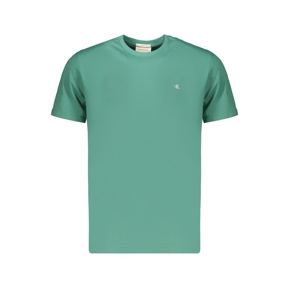 Calvin Klein Grünes Baumwoll-T-Shirt für Herren