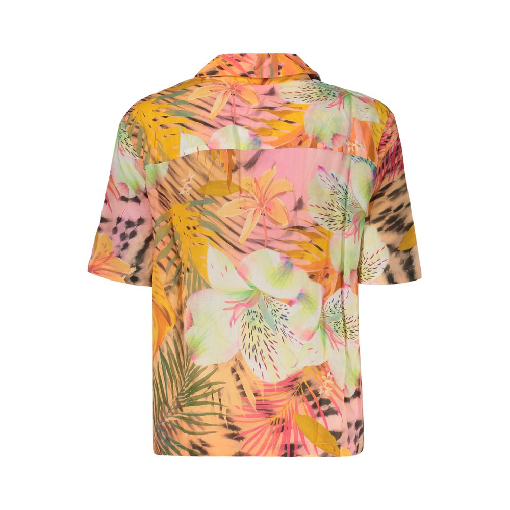 Desigual Orange Viskose-Bluse für Damen