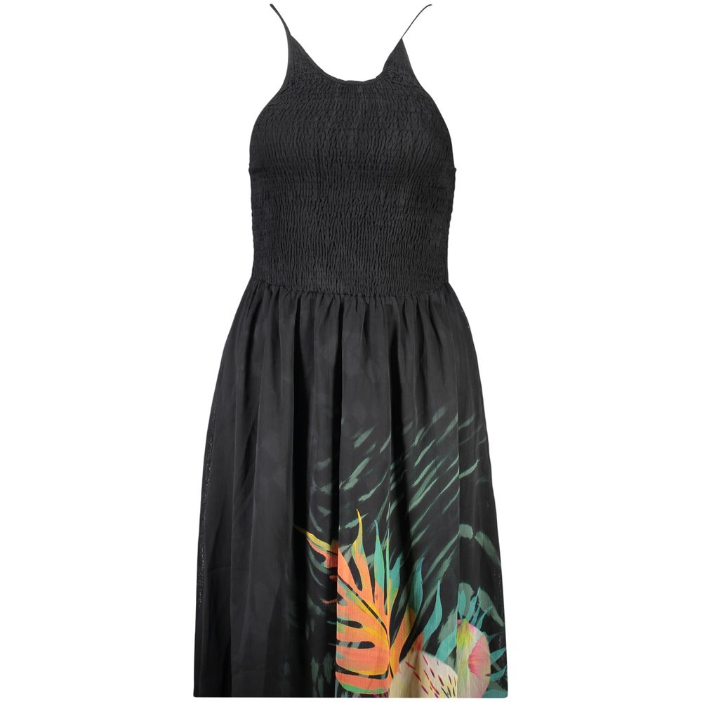 Desigual Schwarzes Polyesterkleid