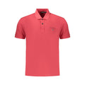 Napapijri Rotes Herren-Poloshirt aus Baumwolle