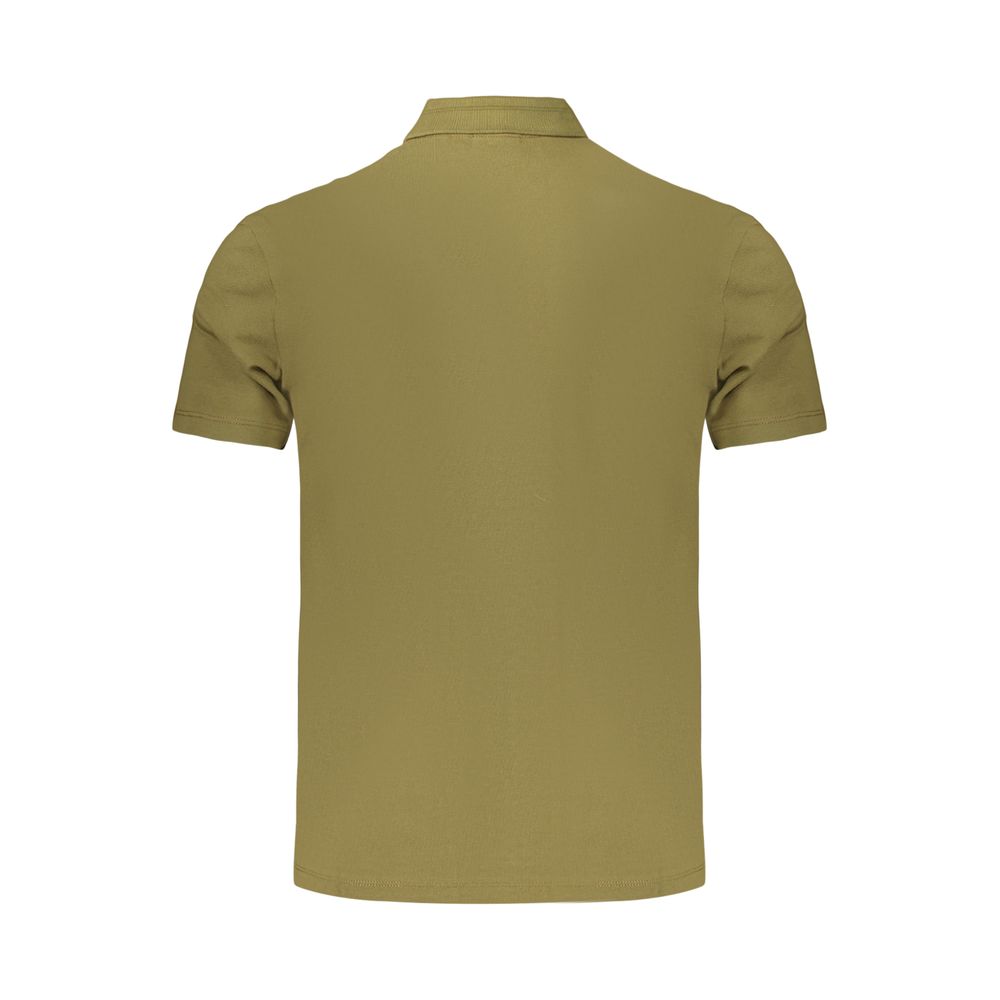 Napapijri Grünes Herren-Poloshirt aus Baumwolle