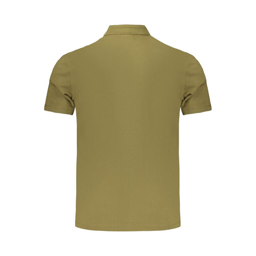 Napapijri Grünes Herren-Poloshirt aus Baumwolle