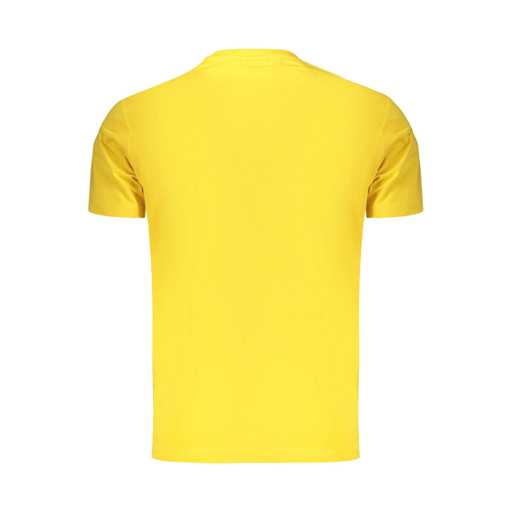 Napapijri Gelbes Baumwoll-T-Shirt für Herren