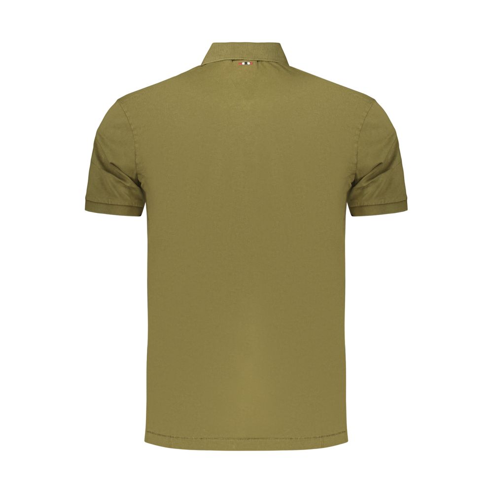 Napapijri Grünes Herren-Poloshirt aus Baumwolle
