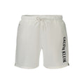 Calvin Klein Weiße Herren-Badeshorts aus Polyester