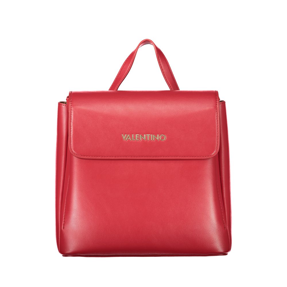 Mario Valentino Rote Damen-Schultertasche aus Polyurethan