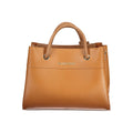 Mario Valentino Braune Damenhandtasche aus Polyurethan
