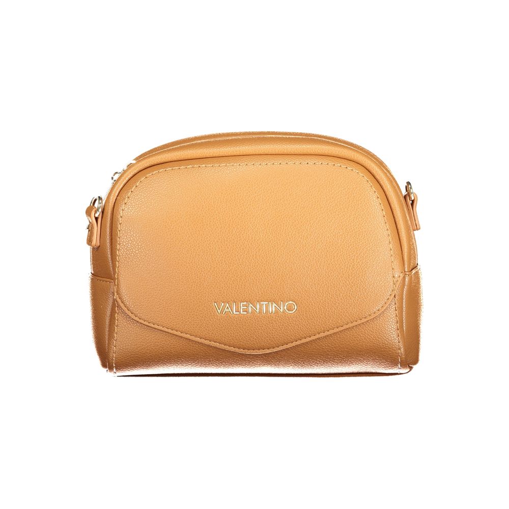 Mario Valentino Braune Damenhandtasche aus Polyurethan