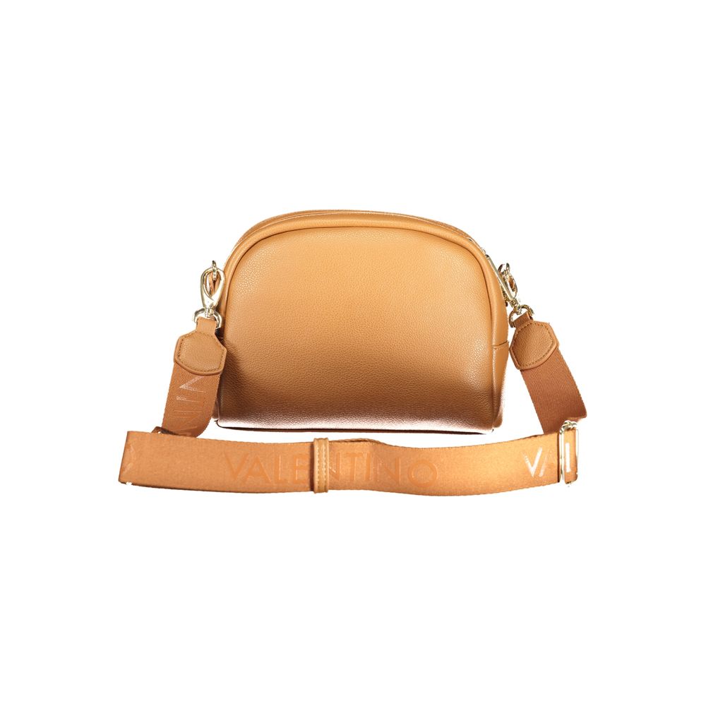 Mario Valentino Braune Damenhandtasche aus Polyurethan