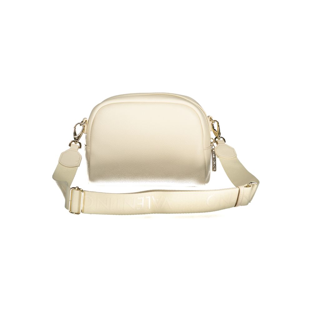 Mario Valentino Beige Polyurethane Damen Handtasche