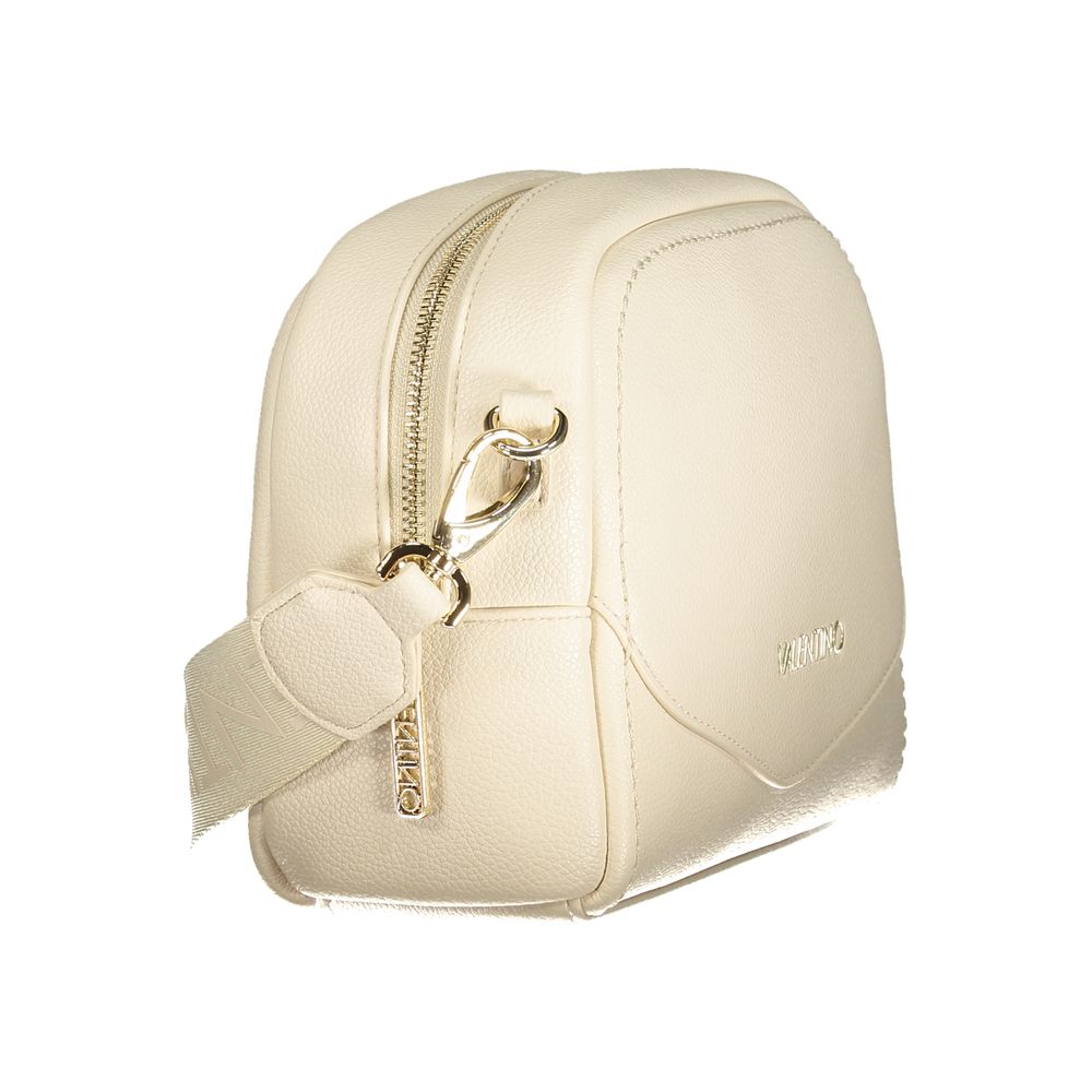 Mario Valentino Beige Polyurethane Damen Handtasche
