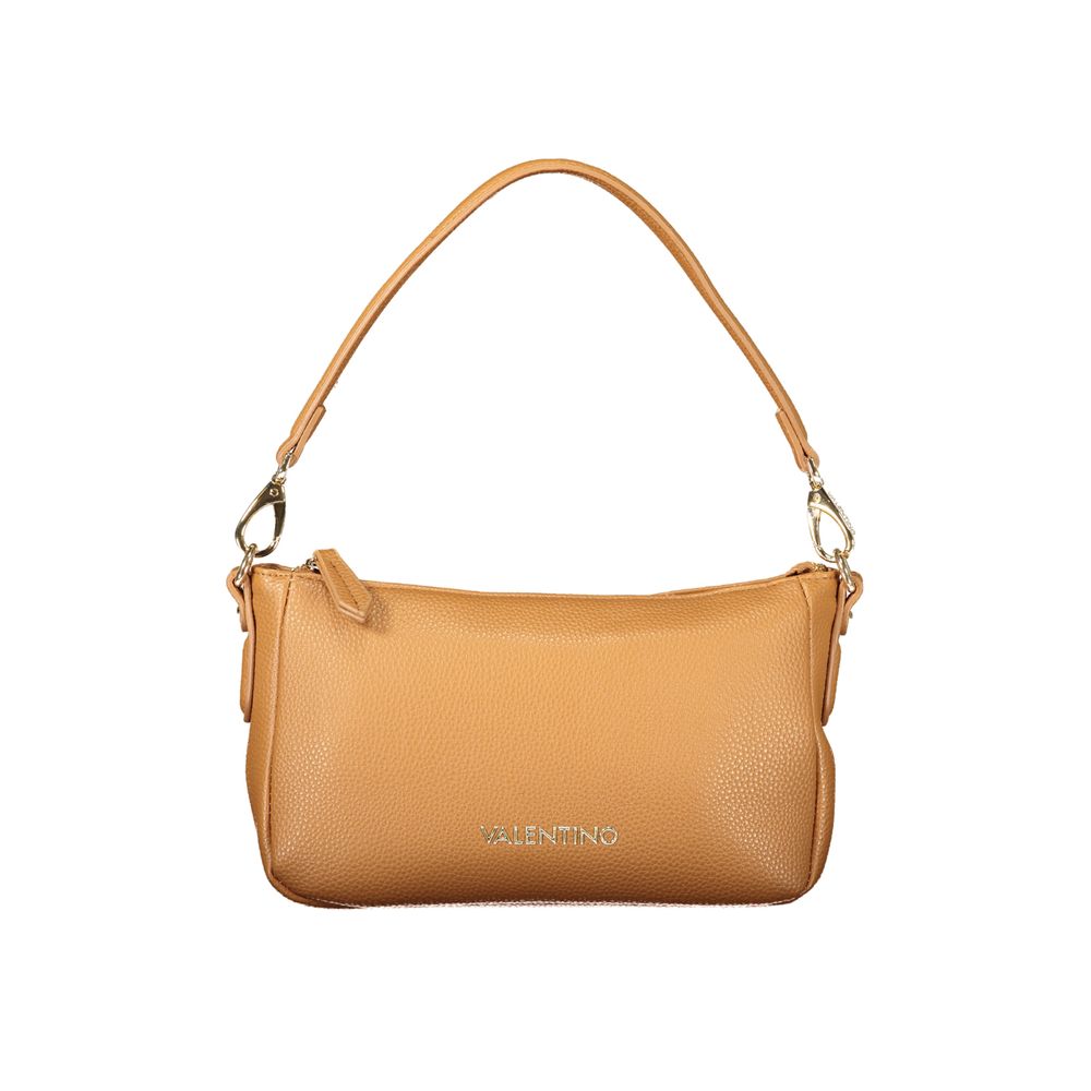 Mario Valentino Braune Damenhandtasche aus Polyurethan