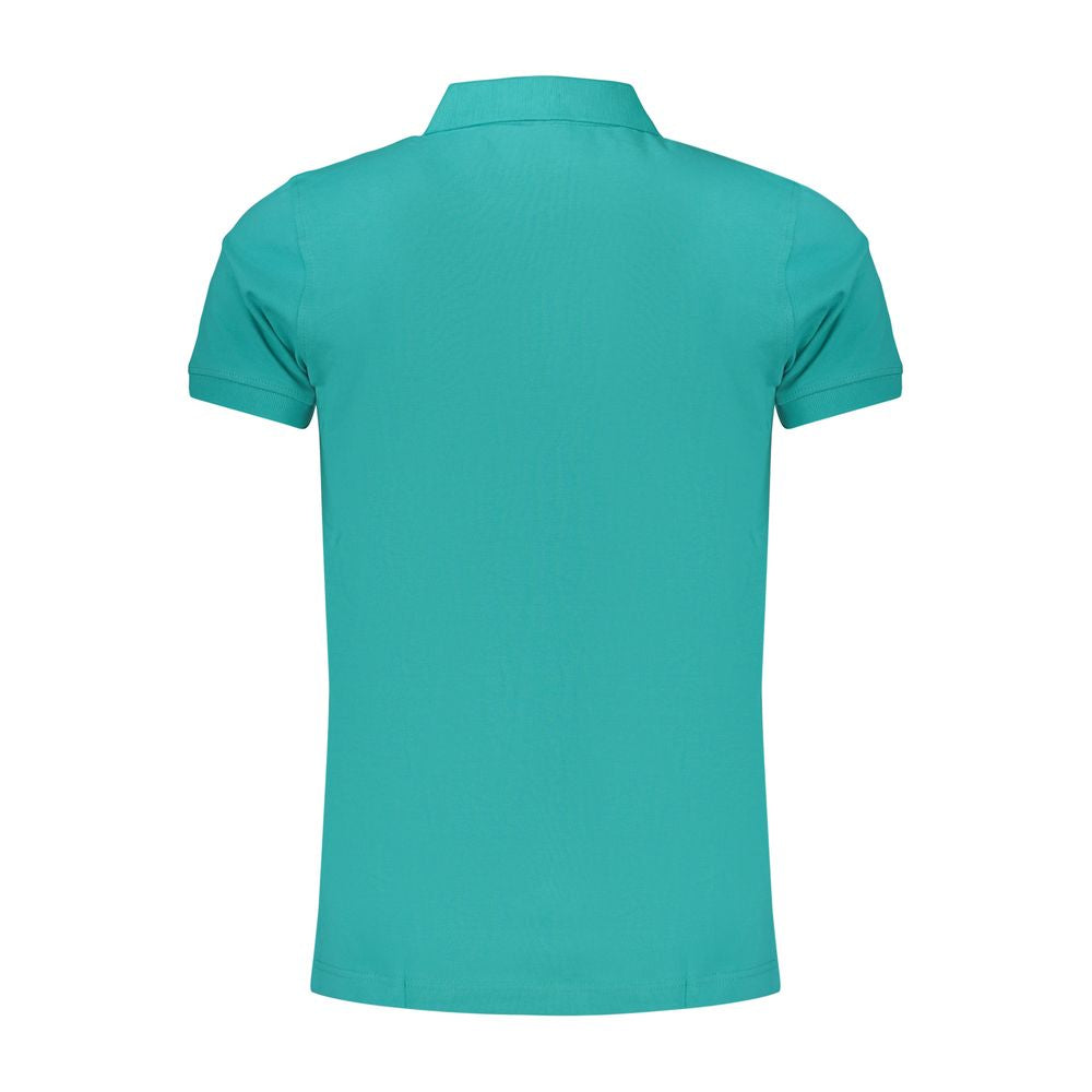 Norway 1963 Grünes Herren-Poloshirt aus Baumwolle