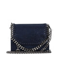Stella McCartney Blaue Leder Geldbörse