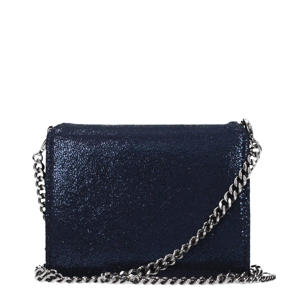 Stella McCartney Blaue Leder Geldbörse