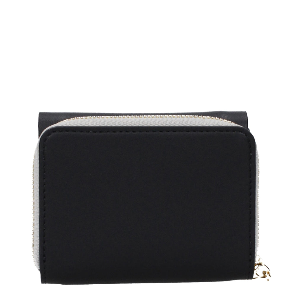Stella McCartney Schwarzes Leder Portemonnaie