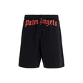 Palm Angels Schwarze Baumwoll-Bermudashorts