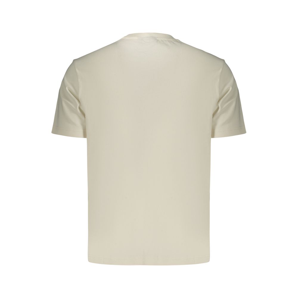 Napapijri Weißes Herren-T-Shirt aus Baumwolle
