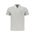Napapijri Graues Herren-Poloshirt aus Baumwolle