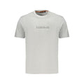 Napapijri Graues Baumwoll-T-Shirt für Herren