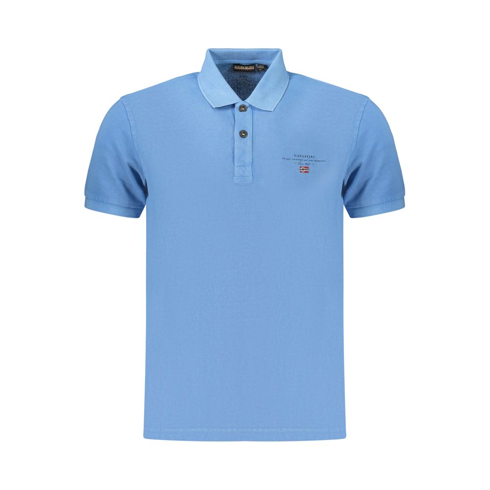 Napapijri Azzurro Baumwoll-Poloshirt für Herren