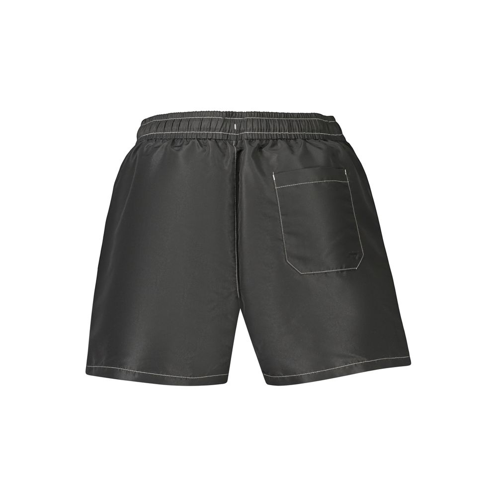 Tommy Hilfiger Herren-Badehose aus schwarzem Polyester